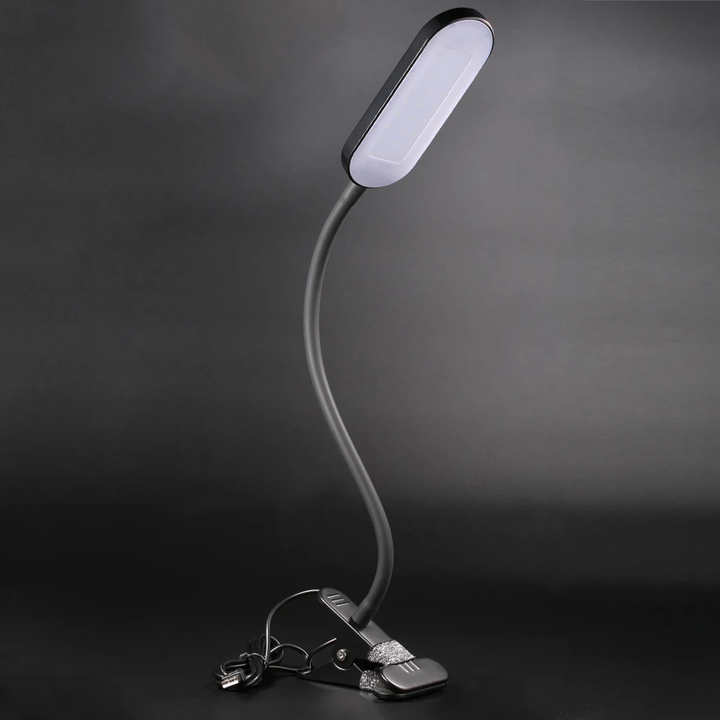 

ICOCO FX002D LED Reading Eye Protection Desk Lamp With Clip Base Bright 3-level Dimmable Adjustable Table Lamp