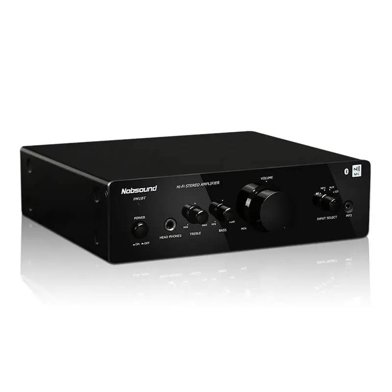 

Nobsound PM1 220V Or 110V amplifier HI-FI Bluetooth NFC amplifier，output 20W+20W BT or without BT two versions