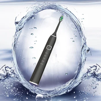 

Sonic Electric Toothbrush 5 Modes USB Rechargable Waterproof Adult Ultrasonic Automatic Electric Tooth Brush Replacement Heads
