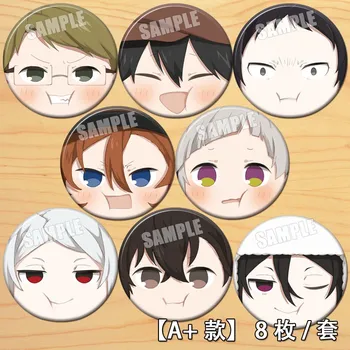 

Japan Anime Stray Dogs Nakajima Atsushi dazai osamu Badge Button Brooch Collect Backpacks Bedge pendant Cosplay Anime peripheral