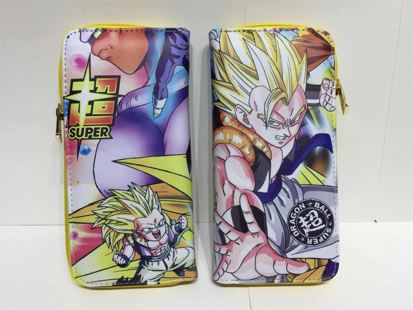Аниме Dragon Ball Super DBZ мужской женский кошелек из искусственной кожи на молнии портмоне унисекс кошельки ID/кредитный держатель для карт