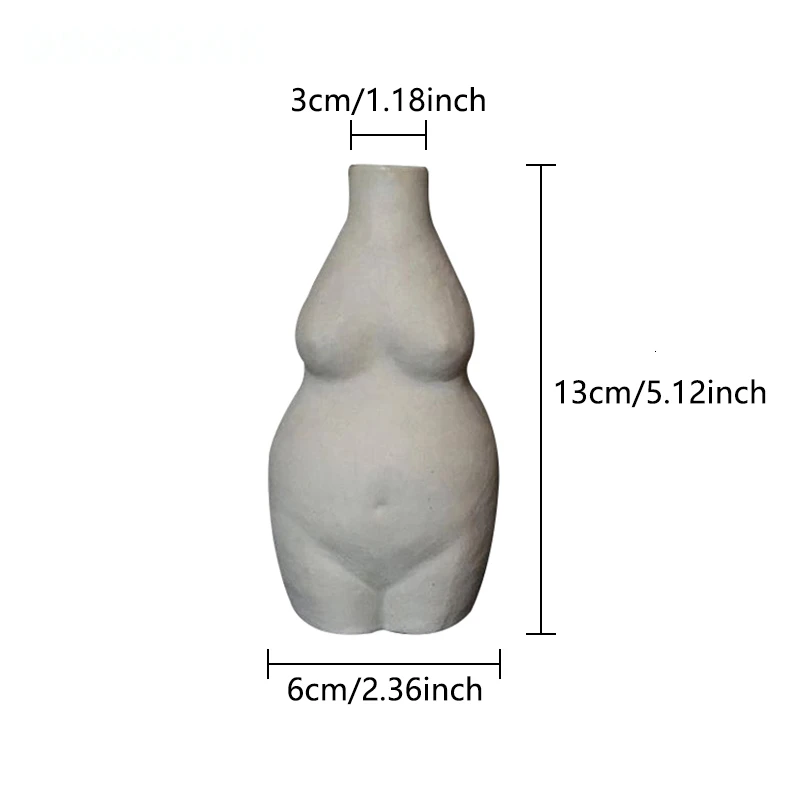 Керамическая s боди арт женская обнаженная ручная настольная керамическая ваза абстрактная ваза цветочный горшок домашние аксессуары для гостиной ваза для цветов