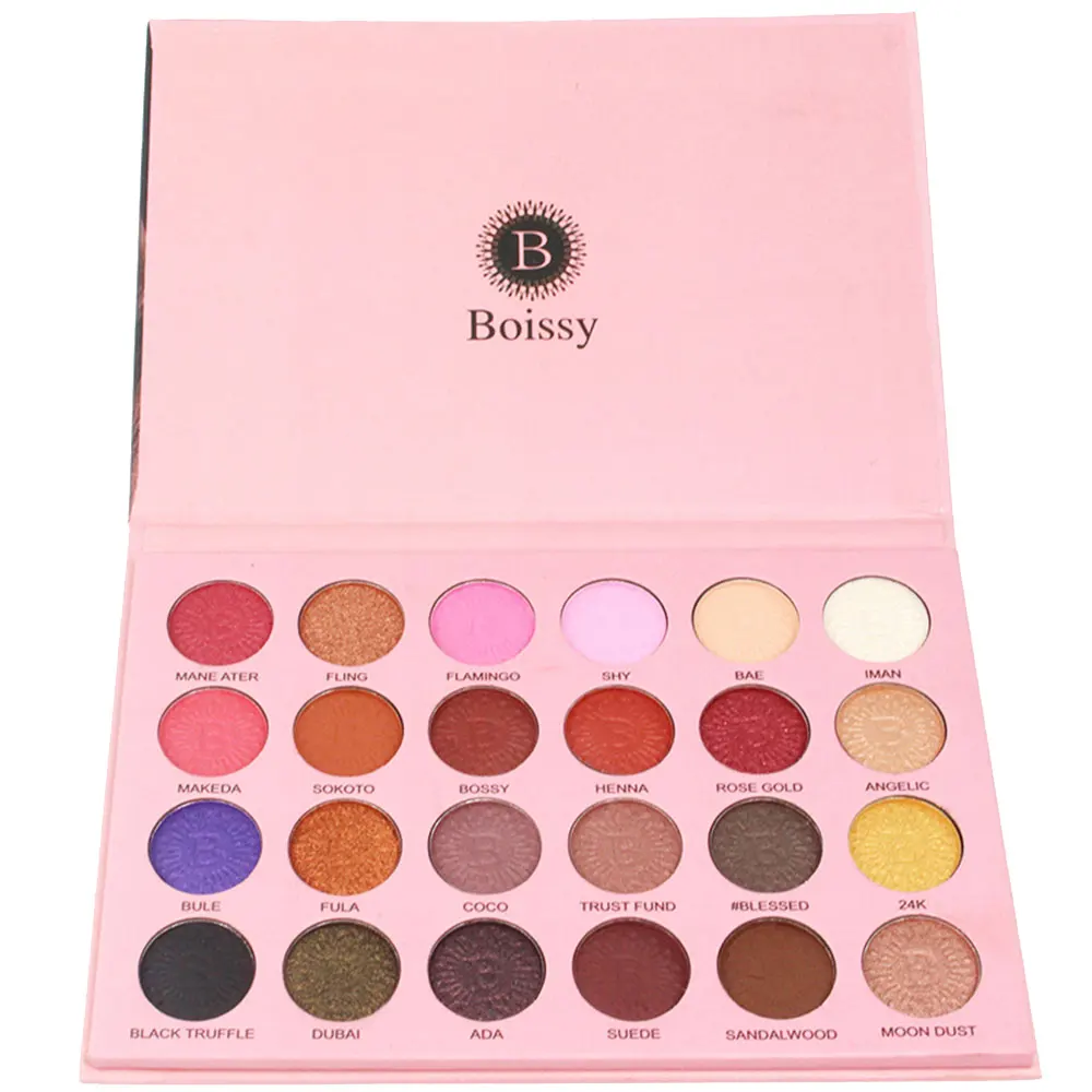 24-Colors Natural Pro Nude Shimmer Matte Eyeshadow Eye Shadow Palette Set