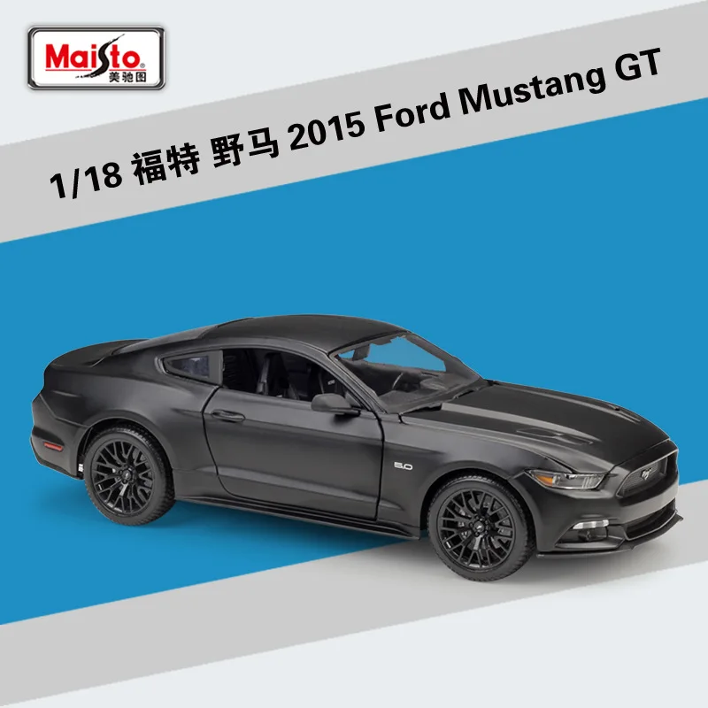 Спортивный автомобиль Maisto 1:18 Ford Mustang модель автомобиля из сплава украшение