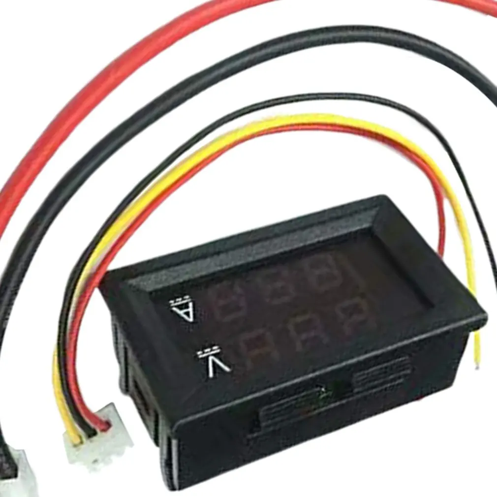 DC0-100V 100A Led Dc двойной дисплей цифровой измеритель напряжения и тока с тонкой настройкой цифрового напряжения Амперметр Прямая поставка