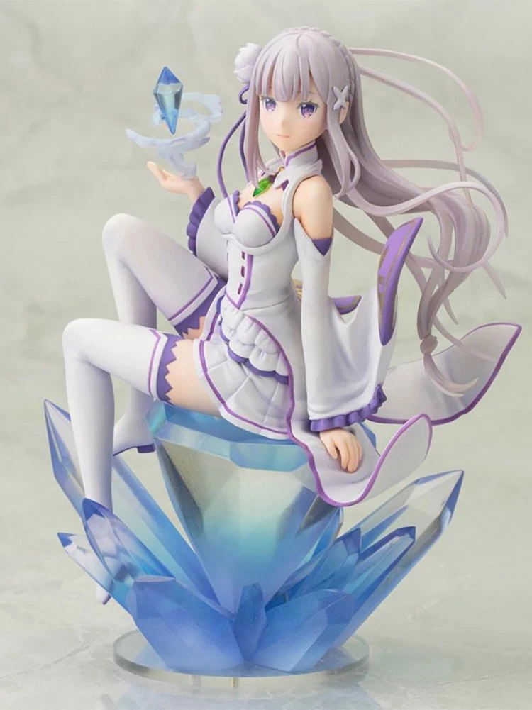 Экшн фигура из ПВХ Re: Life in a Different World from Zero Emilia модель игрушек коллекционная кукла