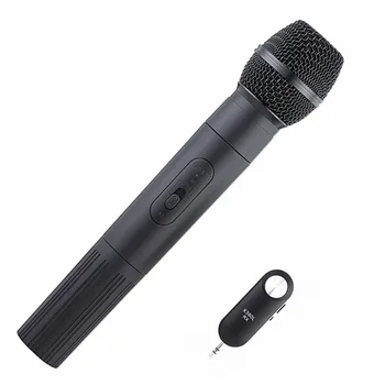 

LEORY Wireless UHF Handheld Microphone USB Megaphone Mic with Receiver 3,5mm/6,35mm for Karaoke Speech Loudspeaker NEW