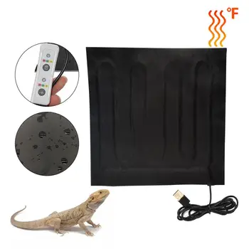 

USB Heating Warm Pad Adjustable Temperature Controller Incubator Mat Tools Terrarium Reptiles Heat Mat For Climbing Pet