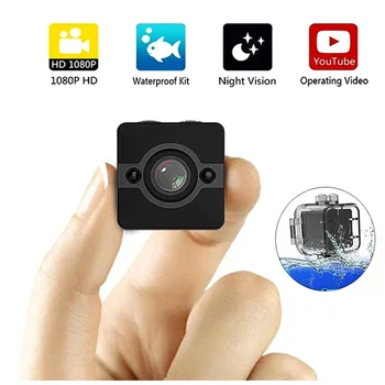 

SQ12 Mini IP Camera HD 1080P Waterproof Wide-angle Lens Camcorder Sport DVR Infrared Night Vision Micro Cam Small Camera pk sq13