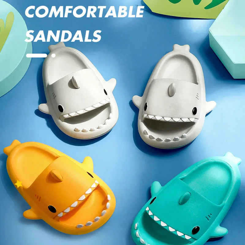 Kids' Cartoon Shark Slippers 3