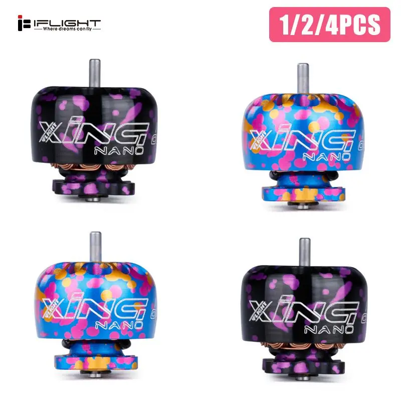 

Original iFlight XING 1206/1105 4500KV 6000KV 2-4S CW Thread Brushless Motor for iH2 iH3 120RS FPV Racing Drone