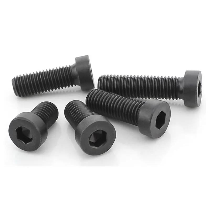 1/25Pcs M3 M4 M5 M6 M8 M10 M12 M16 DIN7984 Grade 8.8 Steel Black Allen Hexagon Socket Thin Short Profile Cap Head Screw Bolt