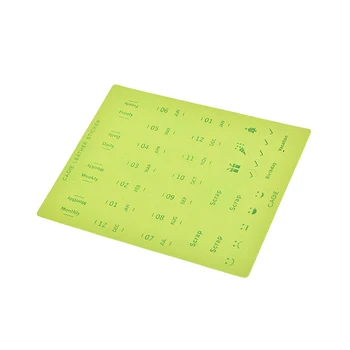 

PU Material Sticker Calendar Paper Sticker Scrapbook Diary Planner Decor