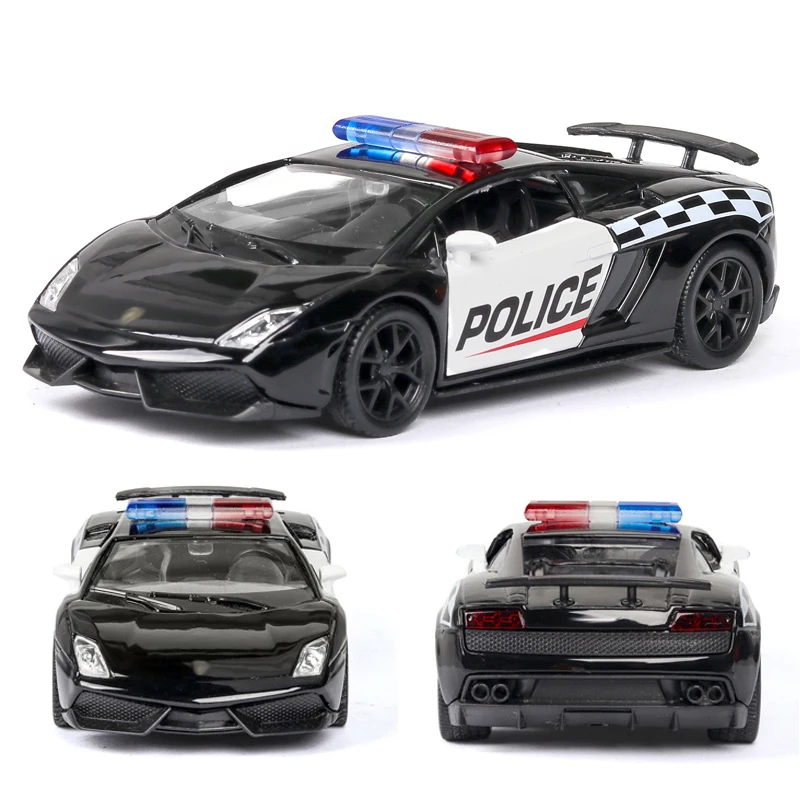 HOMMAT масштаб 1:36 Gallardo LP 570 4 полицейская модель автомобиля из металлического сплава