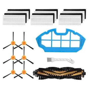 

Replacement Parts Accessories for Ecovacs DEEBOT N79 N79S Robotic Vacuum Cleanr,6 Side Brushes,6 Filter,1 Main Brushes, 1 Primar