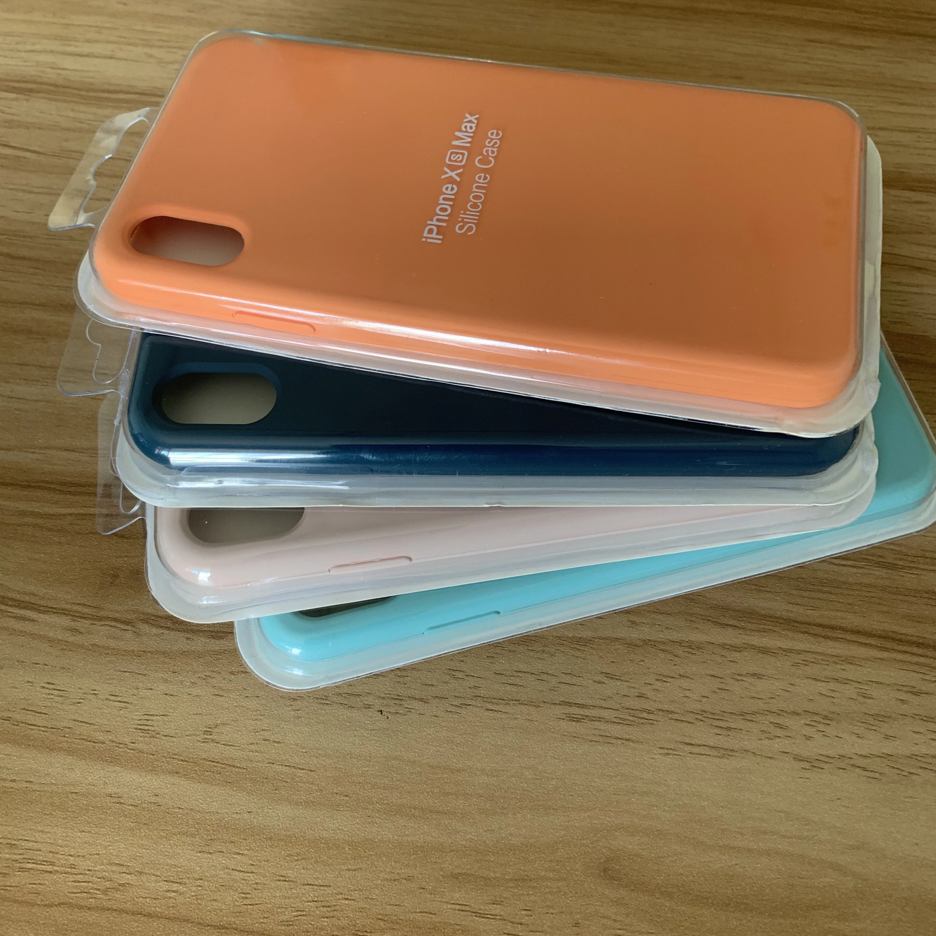 500 шт официальный силиконовый гелевый резиновый чехол для iPhone 6 7 8 plus X XS XR 11 11pro Max силиконовый чехол DHL
