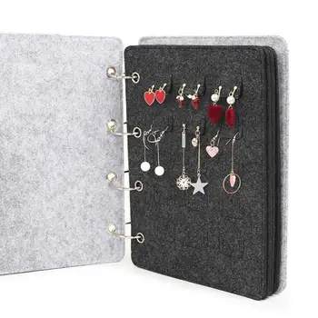 

Felt Earrings Storage Rack Multi-layer Ring Necklace Earrings Organizer Jewellery Display Stand Shelf
