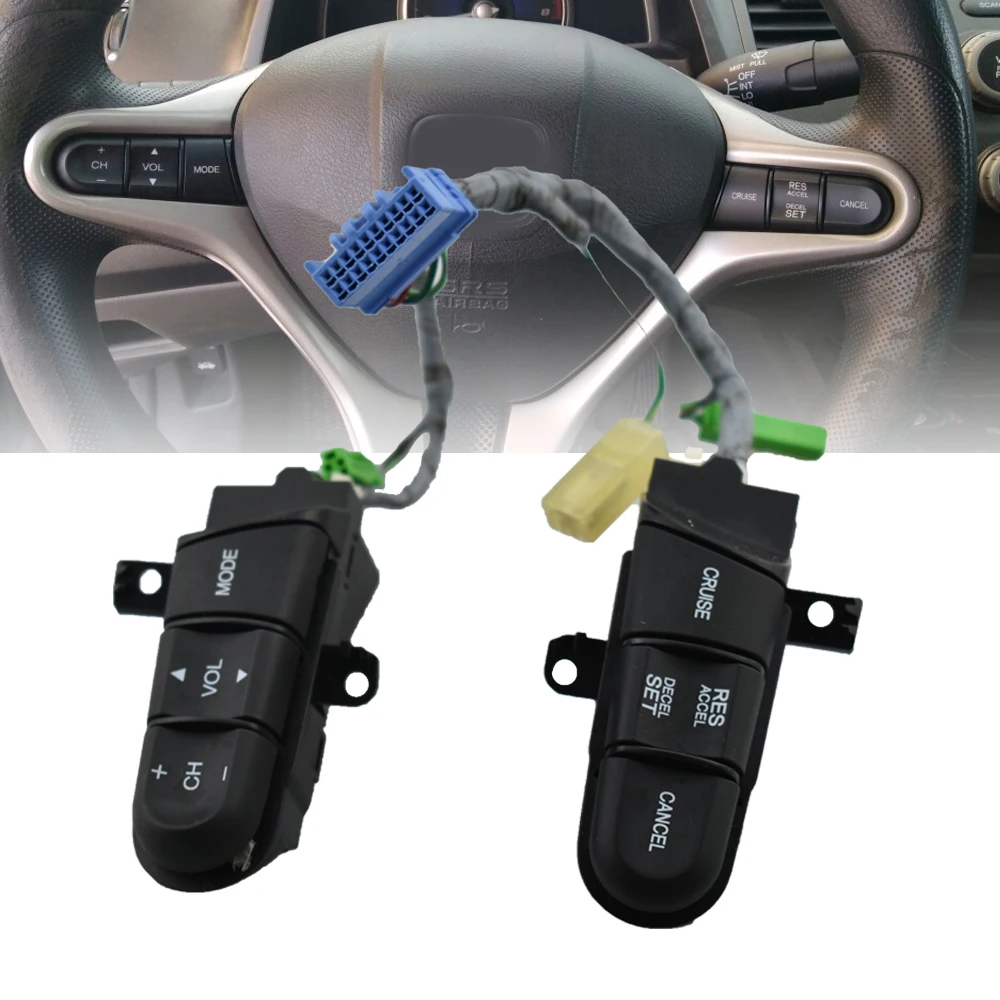S 36770-SNA-A12 Steering Wheel Audio Control Switch Button Refitting For Honda Accord