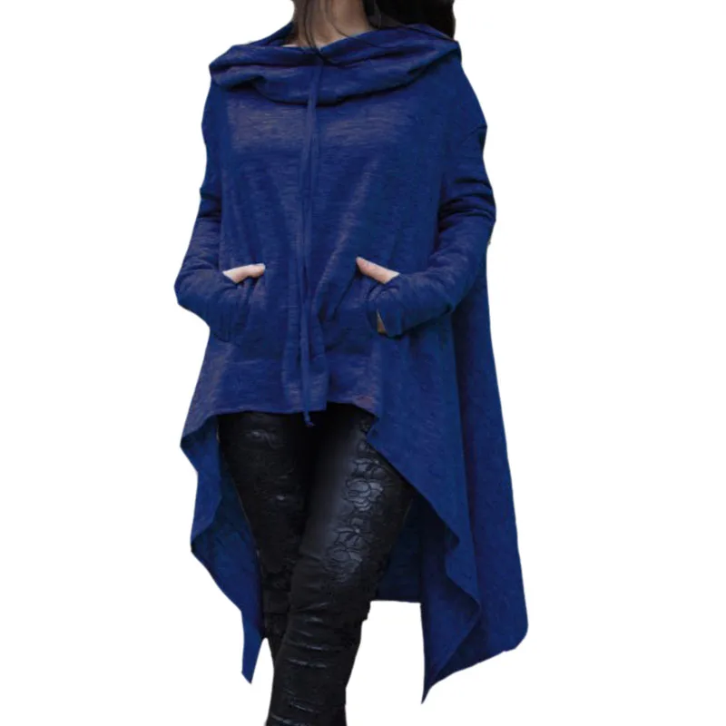 Осенняя Женская Повседневная Толстовка с длинным рукавом, пуловер, женская уличная одежда размера плюс 4XL 5XL
