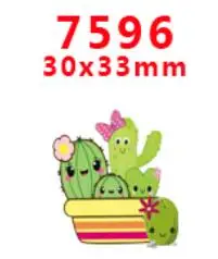 7596 30 шт мультяшный персонаж плоское украшение из смолы PR 6494 - Цвет: 7596