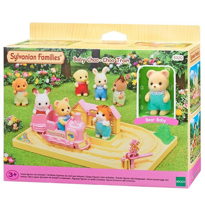 Sylvanian Families игрушка Sylvanian Families Детский Сад Счастливый маленький поезд детский игровой домик для девочек кукла 5320
