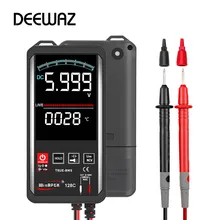 

Deewaz Digital Multimeter AC/DC LCD Display for Voltage Capacitance Ohm NCV Hz Transistor 6000 Auto Counts Smart Testers