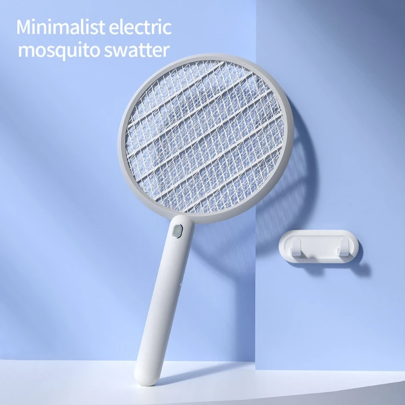 

Electric Mosquito Bug Zapper Fly Swatter Racket USB Rechargeable Insect Swatter