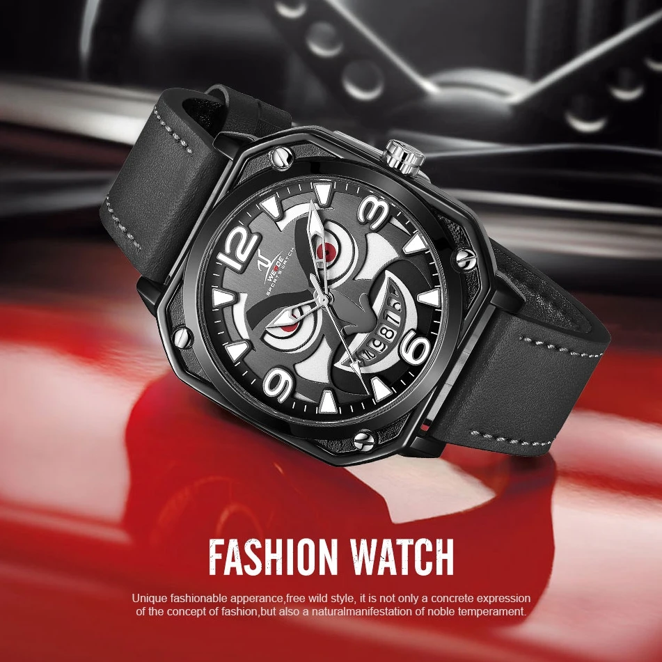 

Fashion Sport Casual Men Watch Cool Military Quartz Man Wristwatch Black Waterproof Male clock Men's Watches relogio masculino