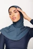 Solid Color  Muslim Turban Cap For Women Full Cover  Swim Hijabs 6