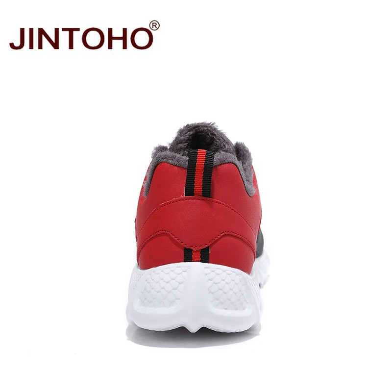 JINTOHO, большие размеры, зимние кроссовки для мужчин, уличная мужская спортивная обувь, мужские кроссовки, уличные спортивные кроссовки, теплая спортивная обувь для мужчин