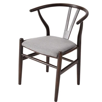 

Solid Wood Dining Chair Creative Study Solid Wood Stool Backrest Lounge Chair Y Chair Cafe Table And Chairs Home Chair