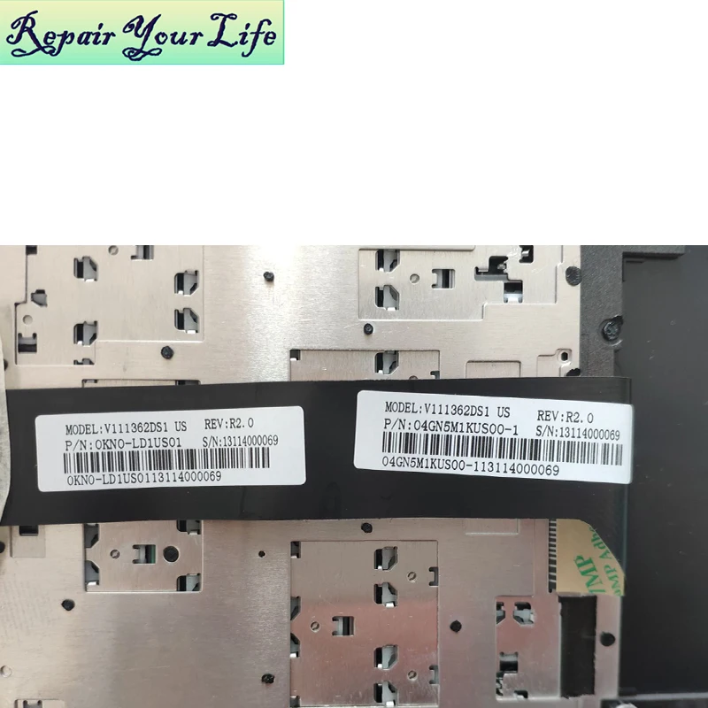 Клавиатура для ASUS U46E U46S U46SV US английский V111362DS1 0KN0-LD1US01 04GN5M1KUS00 13GN5M1AP030-1 13N0-LDA0111 black KB silver C