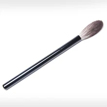 1PC Flame Blush Brush Goat Hair Highlighter Makeup Brushes Powder Blending Multifunctional Long Natural Hair Soft Beauty Tools