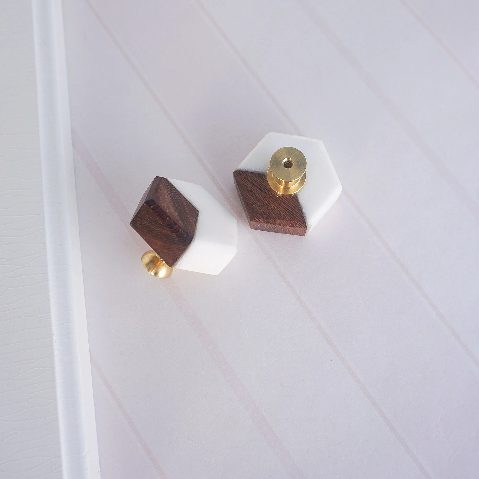 Copper Drawer Knobs Wooden Dresser Pulls White Stone Kitchen