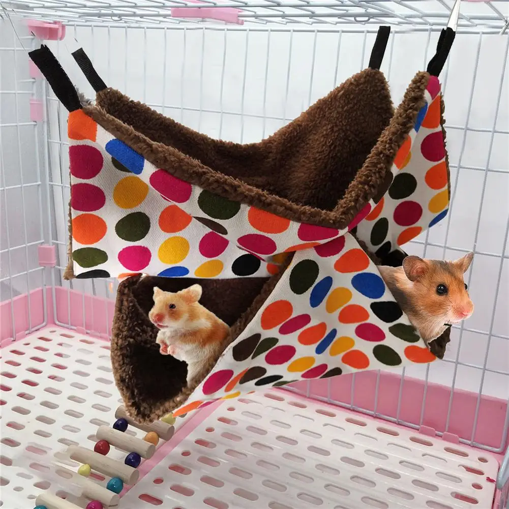 Dot Pet переноска для хомяка теплый двухслойный сэндвич висячий белка спальный мешок для животных принадлежности переноска для хомяка Висячие одеяла