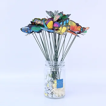 

Bunch of Butterflies Garden Yard Planter Colorful Whimsical Butterfly Stakes Decoracion Outdoor Decor Flower Pots Decoration