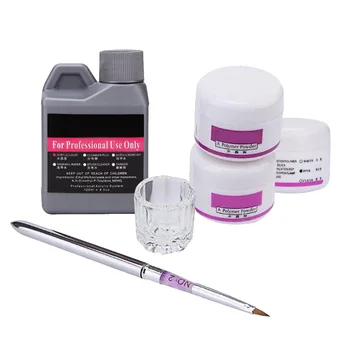 

Nail Art Crystal Acrylic Powder Liquid Art Pen Clear Dish Designed Tools