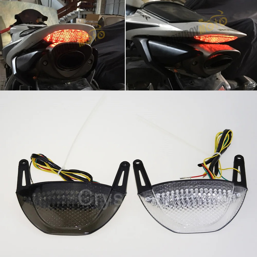 Стоп сигнал для Honda CBR600RR CBR 600 RR 2007 2008 2009 2010 2011 2012 дымчатый чистый задний фонарь