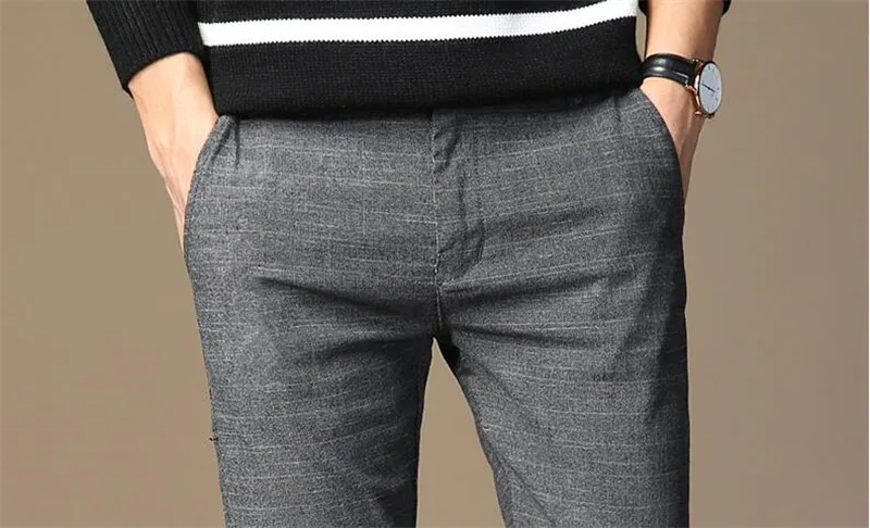 Популярные Модные мужские s VoguePants высококачественные брендовые деловые Брюки Мужская одежда хлопок формальные брюки мужские хорошие весенние