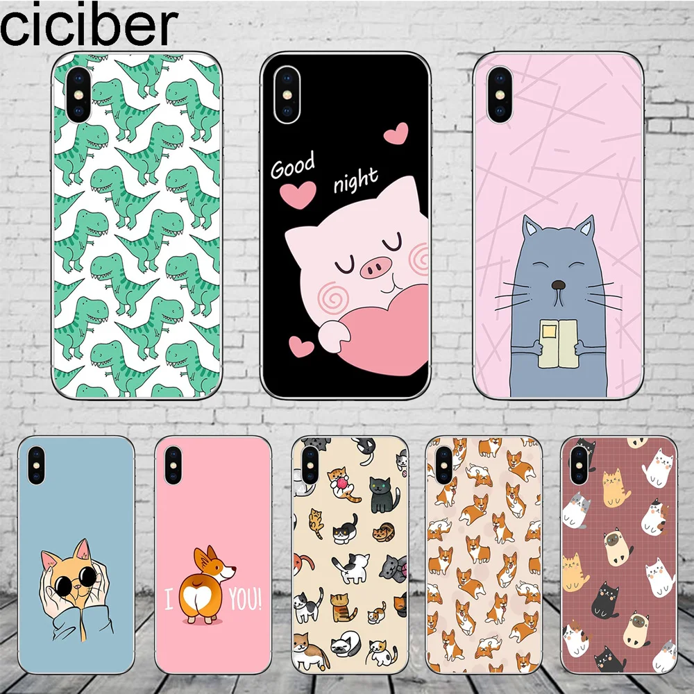Телефонные чехлы ciciber для iPhone 11 Pro Max чехол XR 8 7 6 6S Plus X XS MAX мягкий из ТПУ|Бамперы| |