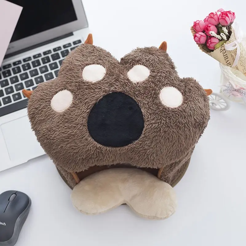 1 шт. милый коготь лапа USB Коврик для мыши грелка для рук зимний теплый нагревательный коврик для мыши напульсник