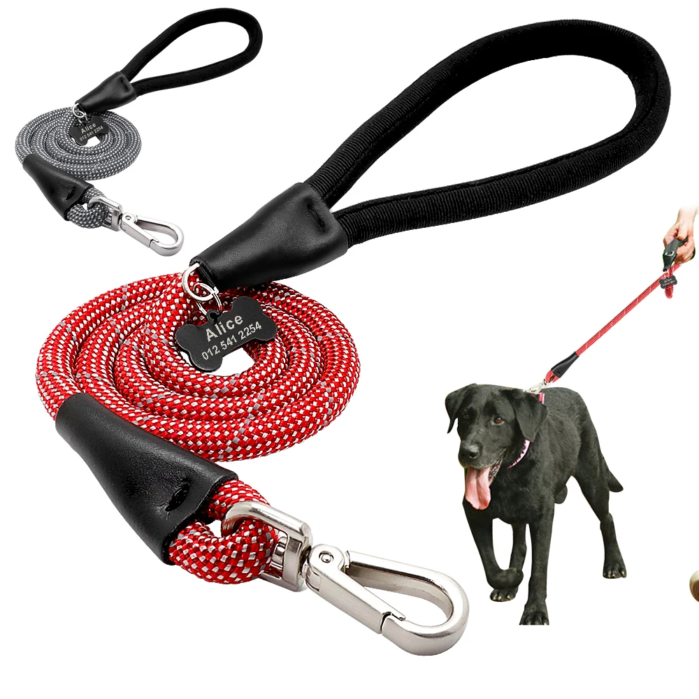 dog leash with name