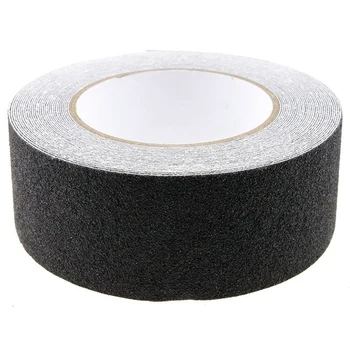 

10M Roll Anti-Slip Stickers for Stairs Stairs Bathroom Self-Adhesive Strip (Black)