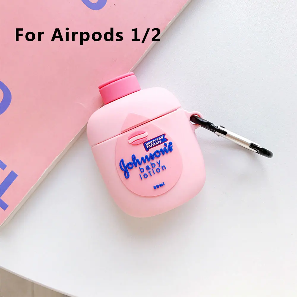 3D милый лосьон для тела беспроводной bluetooth-гарнитура силиконовый чехол для Airpods Pro 3 Earphne защитный противоударный чехол мягкий чехол