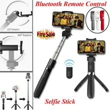 PYMH выдвижная Беспроводная Bluetooth затвора монопод с ДУ штатив держатель крепление для iPhone samsung