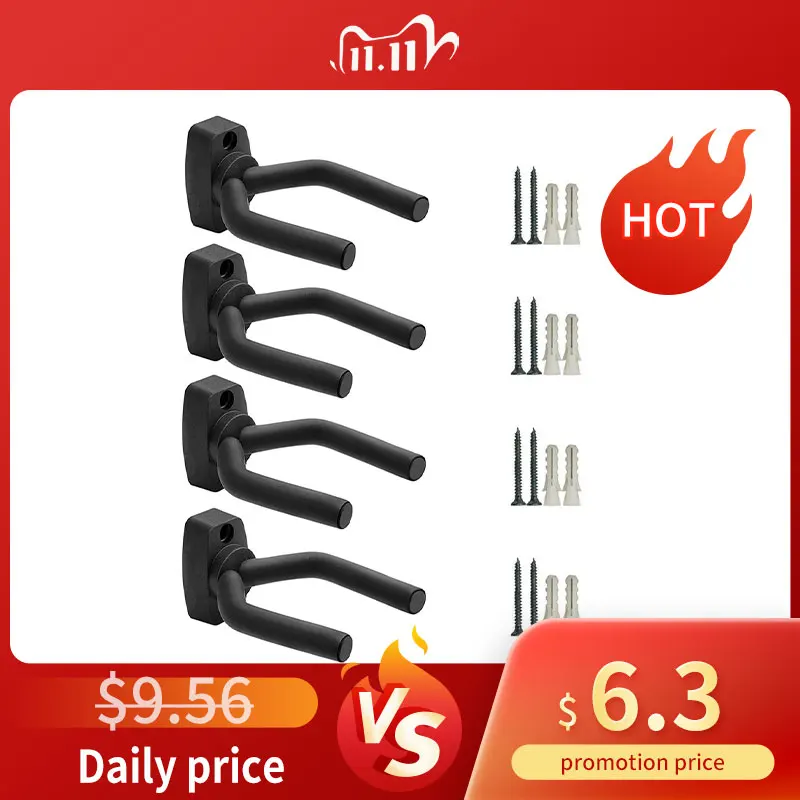 4 шт. настенные держатели для акустической гитары | Спорт и развлечения