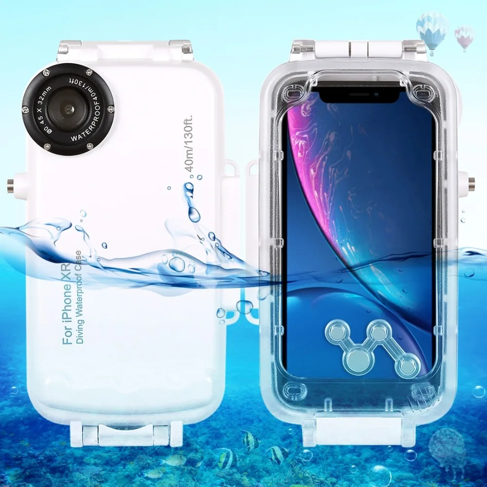 HAWEEL для iPhone XR Дайвинг телефон защитный чехол Подводный корпус 40 м/130 футов Серфинг Плавание Подводное плавание фото видео