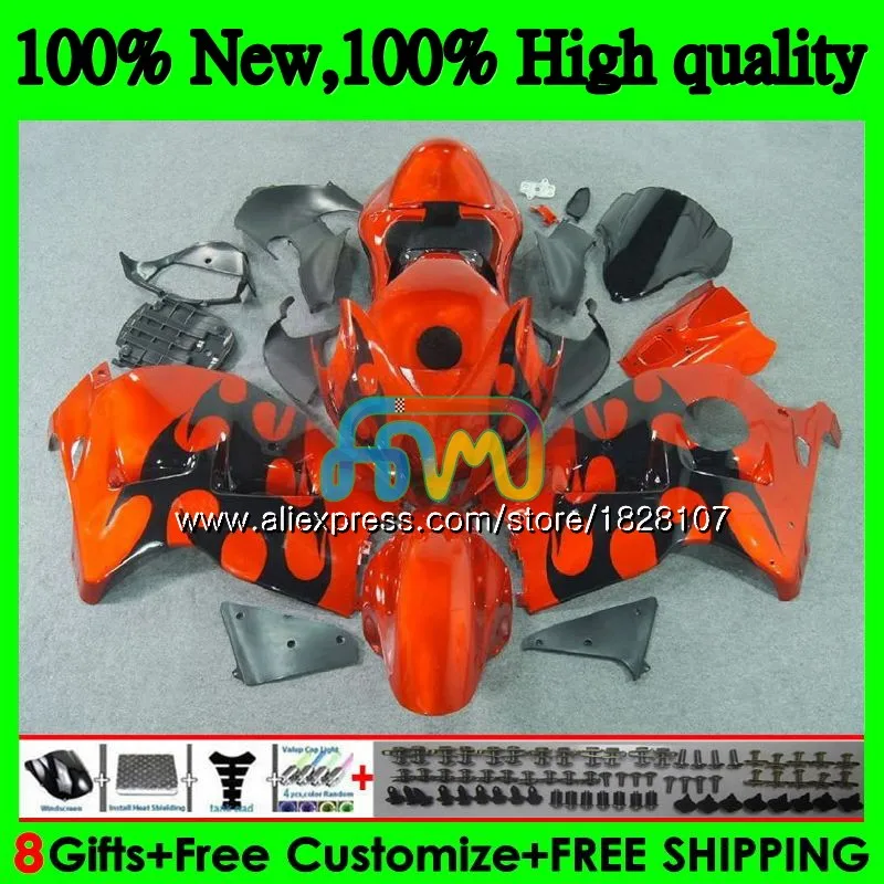 GSXR-1300 для SUZUKI Hayabusa оранжевого, черного цветов, GSXR1300 96 02 03 04 05 06 07 49BS. 79 GSXR 1300 2002 2003 2004 2005 2006 2007 обтекатель - Цвет: No. 1