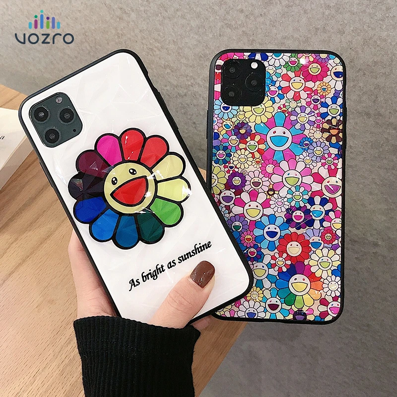 

VOZRO Cartoon Diamond pattern Case For NEW 2019 Iphone 11 Pro X XS XR XS Max 6 6S 7 8 Plus Case Telephone Covers Accessories Bag