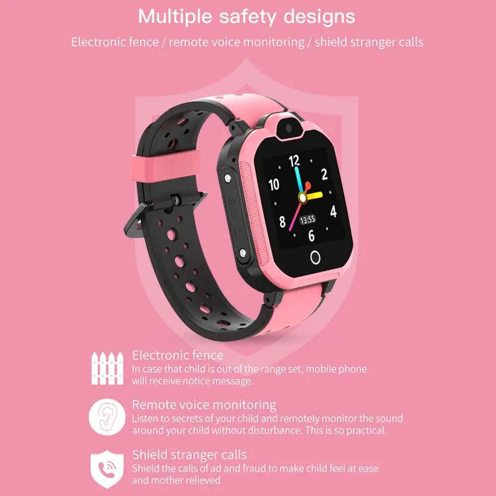 4G Smart Bracelet IP67 Waterproof Remote Camera Wristband Video Call GPS WiFi Sports Children's Watch For Kids Students Safety